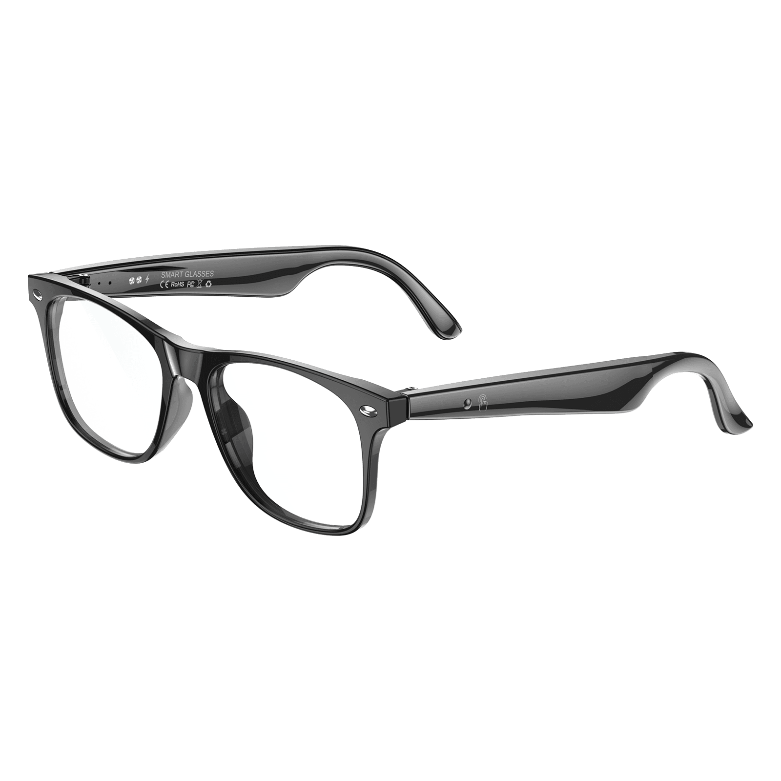 W100 AI Translation Smart Bluetooth Audio Glasses - Front View