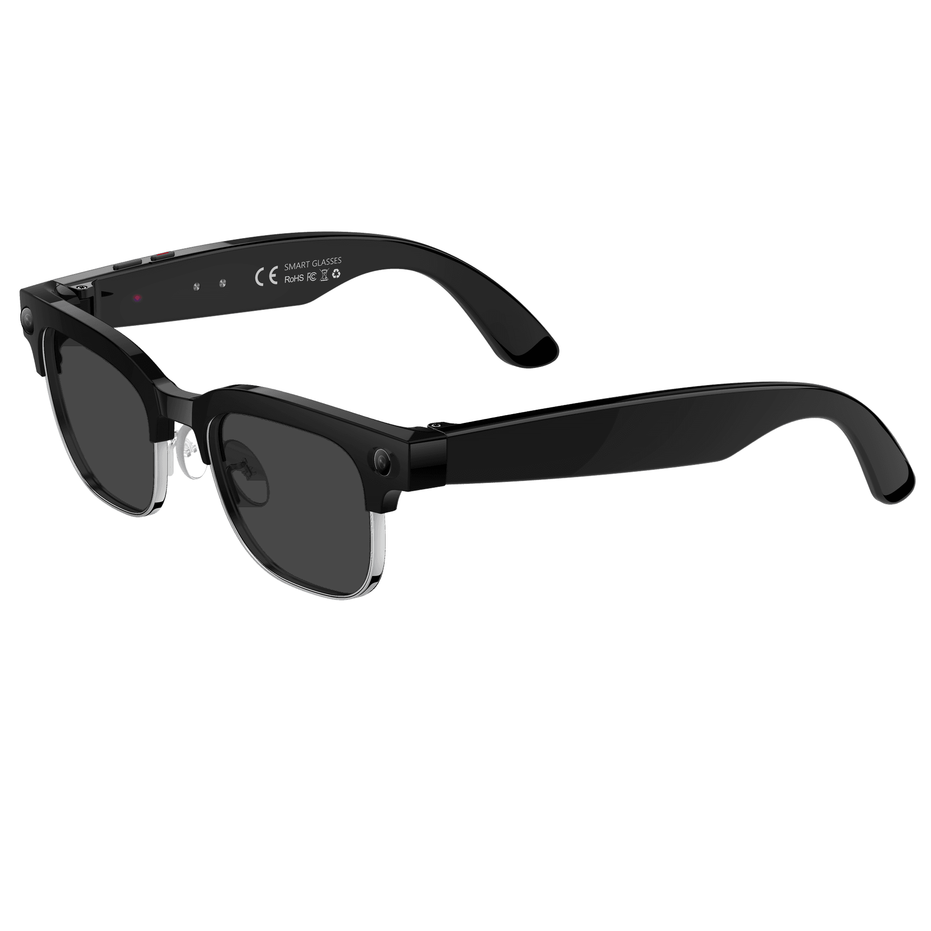 W630 AI Photo Recognition Smart Translation Glasses - Front View
