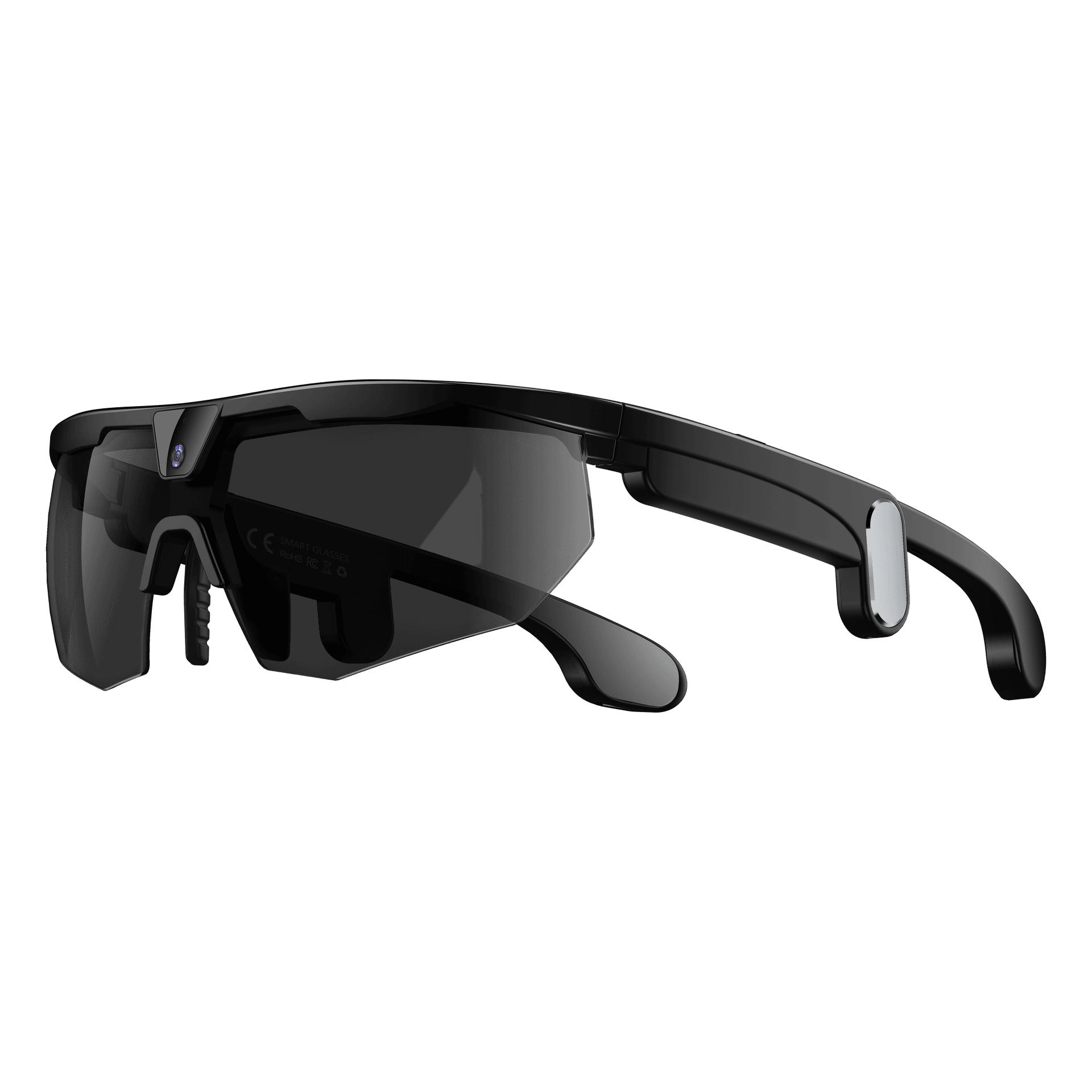 W640 AI Sports Recording Smart Glasses - Front View