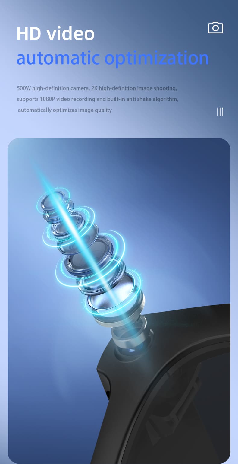 N105 AI Camera Glasses - 4K Ultra HD Video Recording Capabilities