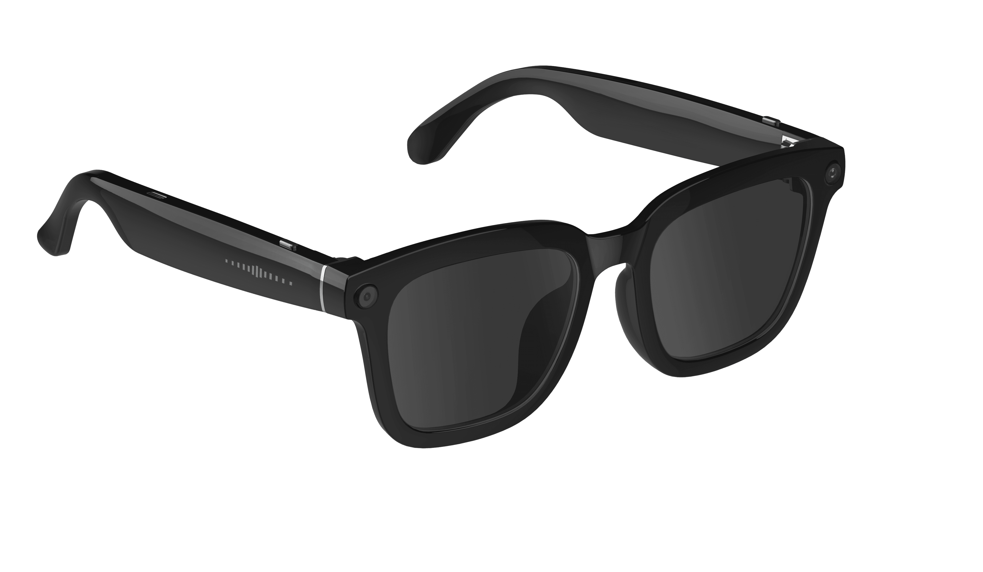 N105 AI Camera Glasses - Sunglasses Style - Front View