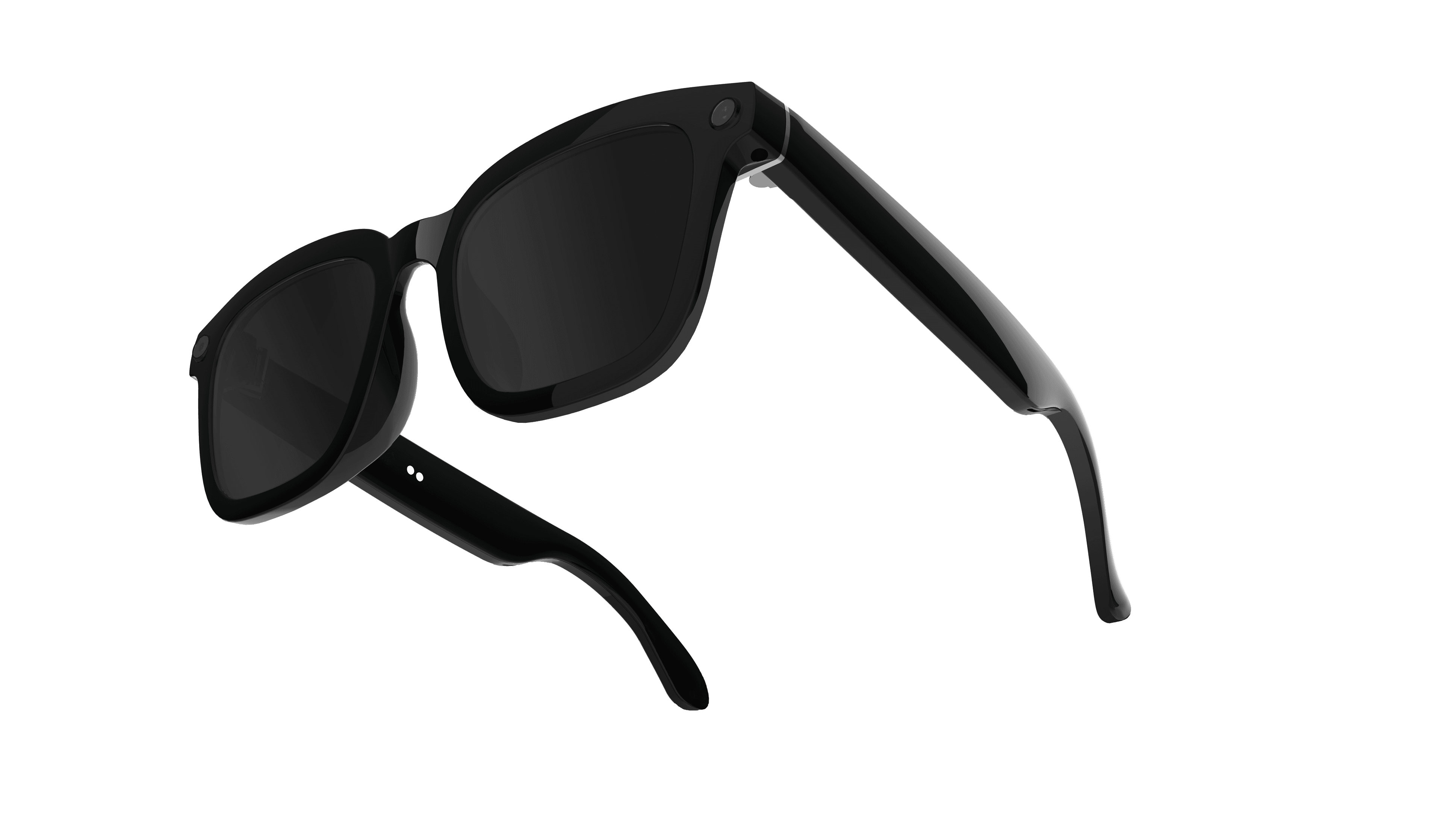 N105 AI Camera Glasses - Sunglasses Style - Side View