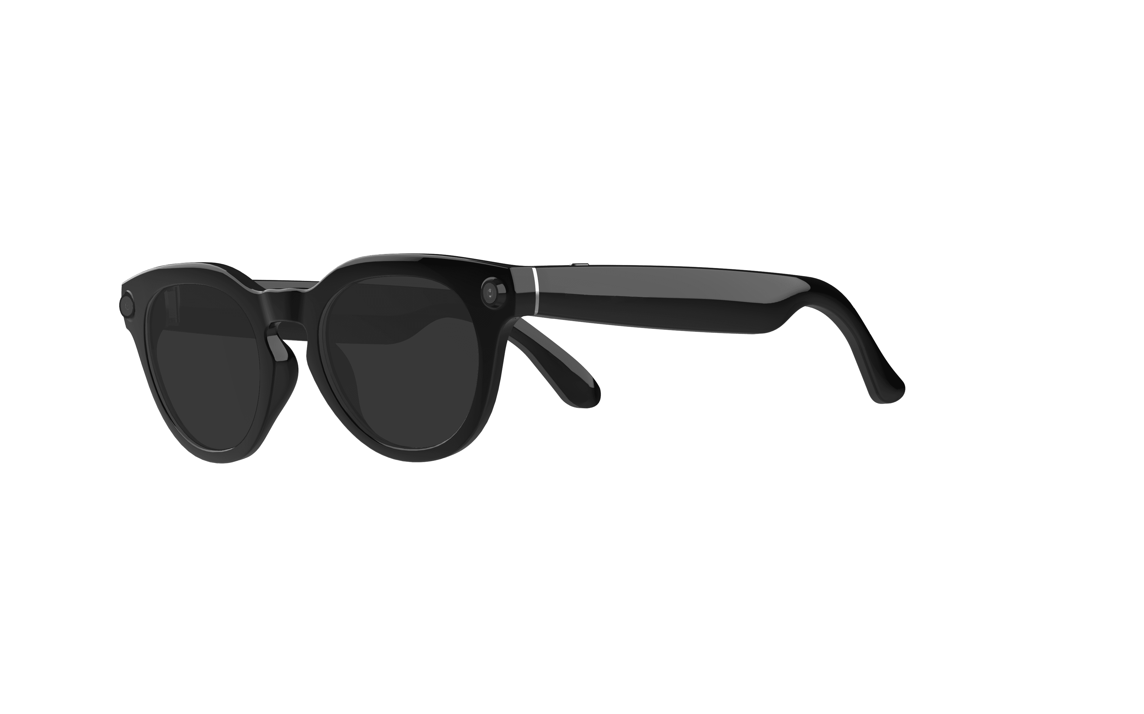 N108-1 AI Camera Glasses - Sunglasses Style - Back View