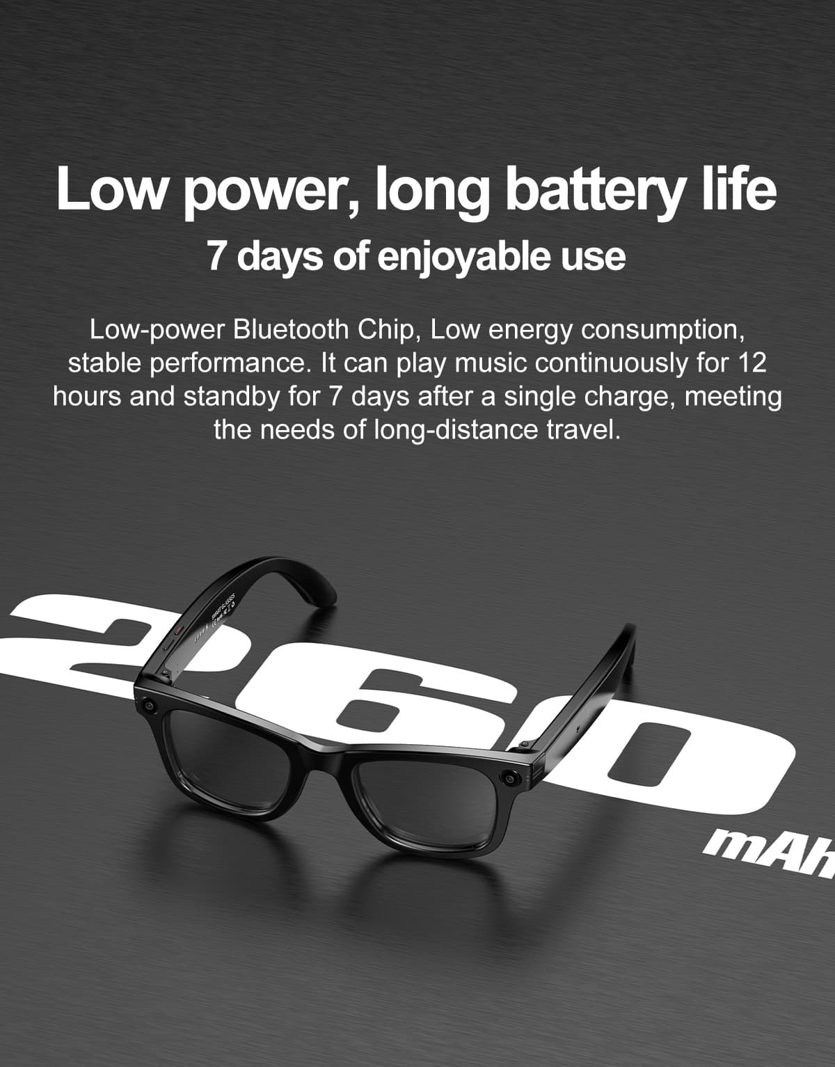 N600 AI Camera Glasses - Elegant Premium Design with Quality Materials